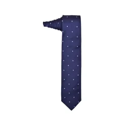 Fefè Napoli - Light-Blue Pois Business Silk Jacquard Tie - Ties - Handmade in Italy - Luxury Exclusive Collection - Avvenice
