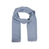Fefè Napoli - Light-Blue Wool Alpaca Elegance Scarf - Scarves and Foulards - Handmade in Italy - Luxury Exclusive Collection - Avvenice