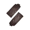 Fefè Napoli - Men's Brown Leather Gloves - Gloves - Handmade in Italy - Luxury Exclusive Collection - Avvenice
