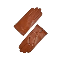 Fefè Napoli - Men's Tobacco Leather Gloves - Gloves - Handmade in Italy - Luxury Exclusive Collection - Avvenice