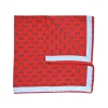 Fefè Napoli - Orange Cycles Silk Dandy Pocket Square - Pocket-Square - Handmade in Italy - Luxury Exclusive Collection - Avvenice