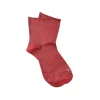 Fefè Napoli - Red Lurex Woman Socks - Socks - Handmade in Italy - Luxury Exclusive Collection - Avvenice