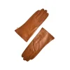 Fefè Napoli - Tobacco Leather Woman Gloves - Gloves - Handmade in Italy - Luxury Exclusive Collection - Avvenice