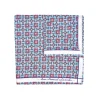 Fefè Napoli - Turquoise Azulejo Silk Pocket Square - Pocket-Square - Handmade in Italy - Luxury Exclusive Collection - Avvenice