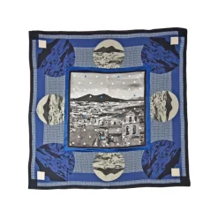 Fefè Napoli - Vesiuvus Wool Silk Shawl - Scarves and Foulards - Handmade in Italy - Luxury Exclusive Collection - Avvenice