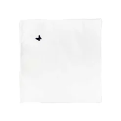 Fefè Napoli - White Cotton Gentleman Pocket Square - Pocket-Square - Handmade in Italy - Luxury Exclusive Collection - Avvenice