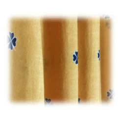 Fefè Napoli - Yellow Quatre-foil Scaramantia Wool Scarf - Scarves and Foulards - Handmade in Italy - Luxury Exclusive Collection - Avvenice