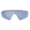 Fendi - Botanical Fendi - Shield Sunglasses - White - Sunglasses - Fendi Eyewear - Avvenice