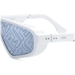 Fendi - Botanical Fendi - Shield Sunglasses - White - Sunglasses - Fendi Eyewear - Avvenice