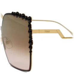 Fendi - Can Eye - SS 2017 Bicolor Square Oversize Sunglasses - Sunglasses - Fendi Eyewear - Avvenice