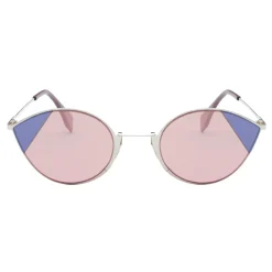 Fendi - Cut-Eye - Pink & Blue Cat-Eye Sunglasses - Sunglasses - Fendi Eyewear - Avvenice
