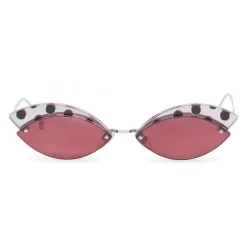 Fendi - DeFender - Aviator Sunglasses - Red - Pois - Sunglasses - Fendi Eyewear - Avvenice