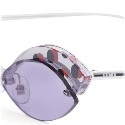 Fendi - DeFender - Aviator Sunglasses - Silver - Pois - Sunglasses - Fendi Eyewear - Avvenice