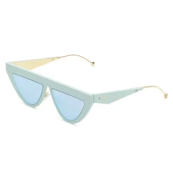 Fendi - DeFender - Flat Top Sunglasses - Aqua Green - Sunglasses - Fendi Eyewear - Avvenice