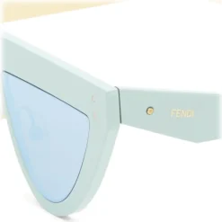 Fendi - DeFender - Flat Top Sunglasses - Aqua Green - Sunglasses - Fendi Eyewear - Avvenice