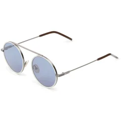Fendi - Everyday - Ruthenium Rounded Sunglasses - Sunglasses - Fendi Eyewear - Avvenice