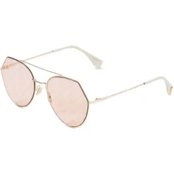 Fendi - Eyeline - Aviator Sunglasses - Peach - Sunglasses - Fendi Eyewear - Avvenice