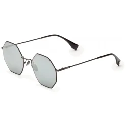 Fendi - Eyeline - Black Octagonal Sunglasses - Sunglasses - Fendi Eyewear - Avvenice