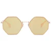 Fendi - Eyeline - Rose Octagonal Sunglasses - Sunglasses - Fendi Eyewear - Avvenice