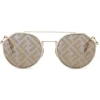 Fendi - Eyeline - Round Pilot Sunglasses - Yellow - Sunglasses - Fendi Eyewear - Avvenice