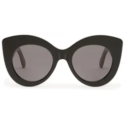 Fendi - F is Fendi - Black and Brown Cat Eye Sunglasses - Sunglasses - Fendi Eyewear - Avvenice