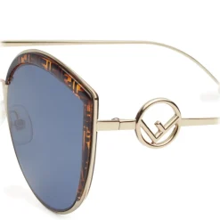 Fendi - F is Fendi - Cat Eye Sunglasses - Gold Havana FF - Sunglasses - Fendi Eyewear - Avvenice