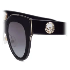 Fendi - F is Fendi - Cat Eye Sunglasses - Black - Sunglasses - Fendi Eyewear - Avvenice