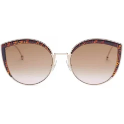 Fendi - F is Fendi - Cat-Eye Oversize Sunglasses - Brown - Sunglasses - Fendi Eyewear - Avvenice