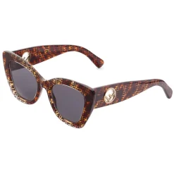 Fendi - F is Fendi - Havana FF Cat Eye Sunglasses - Sunglasses - Fendi Eyewear - Avvenice