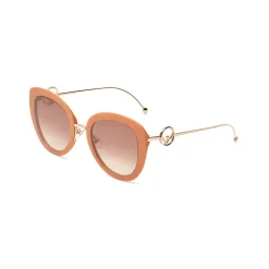 Fendi - F is Fendi - Round Sunglasses - Orange - Sunglasses - Fendi Eyewear - Avvenice