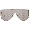 Fendi - Fabulous 2.0 - Shield Sunglasses - Gray - Sunglasses - Fendi Eyewear - Avvenice
