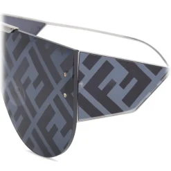 Fendi - Fabulous 2.0 - Shield Sunglasses - Gray - Sunglasses - Fendi Eyewear - Avvenice