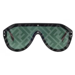 Fendi - Fabulous - Black Mask Oversize Sunglasses - Sunglasses - Fendi Eyewear - Avvenice