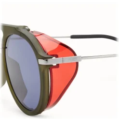 Fendi - Fantastic - Green Round Aviator Sunglasses Fashion Show FW17-18 - Sunglasses - Fendi Eyewear - Avvenice