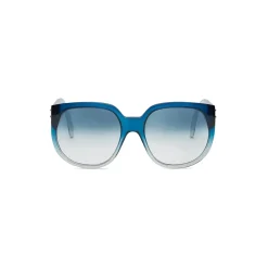 Fendi - Fendi Dawn - Oversize Round Sunglasses - Blue - Sunglasses - Fendi Eyewear - Avvenice