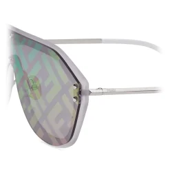 Fendi - Fendi Fabulous - Shield Sunglasses - White Grey - Sunglasses - Fendi Eyewear - Avvenice