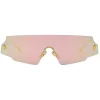 Fendi - Fendi Forceful - Shield Sunglasses - Rose Gold - Sunglasses - Fendi Eyewear - Avvenice