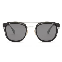 Fendi - Fendi Glass - Square Sunglasses - Grey Dark Ruthenium - Sunglasses - Fendi Eyewear - Avvenice