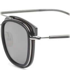 Fendi - Fendi Glass - Square Sunglasses - Grey Dark Ruthenium - Sunglasses - Fendi Eyewear - Avvenice