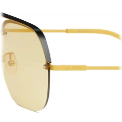 Fendi - Fendi Pack - Pilot Sunglasses - Yellow - Sunglasses - Fendi Eyewear - Avvenice