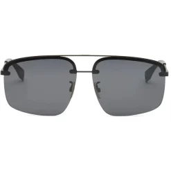 Fendi - Fendi Pack - Rectangular Sunglasses - Black - Sunglasses - Fendi Eyewear - Avvenice