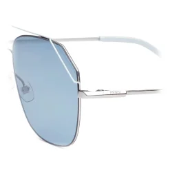 Fendi - FendiFiend - Caravan Sunglasses - Ruthenium Blue - Sunglasses - Fendi Eyewear - Avvenice