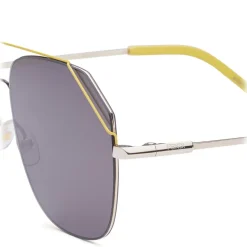 Fendi - FendiFiend - Cat Eye Sunglasses - Gold Yellow - Sunglasses - Fendi Eyewear - Avvenice