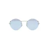 Fendi - FF - Round Sunglasses - Ruthenium Light Blue - Sunglasses - Fendi Eyewear - Avvenice