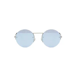 Fendi - FF - Round Sunglasses - Ruthenium Light Blue - Sunglasses - Fendi Eyewear - Avvenice
