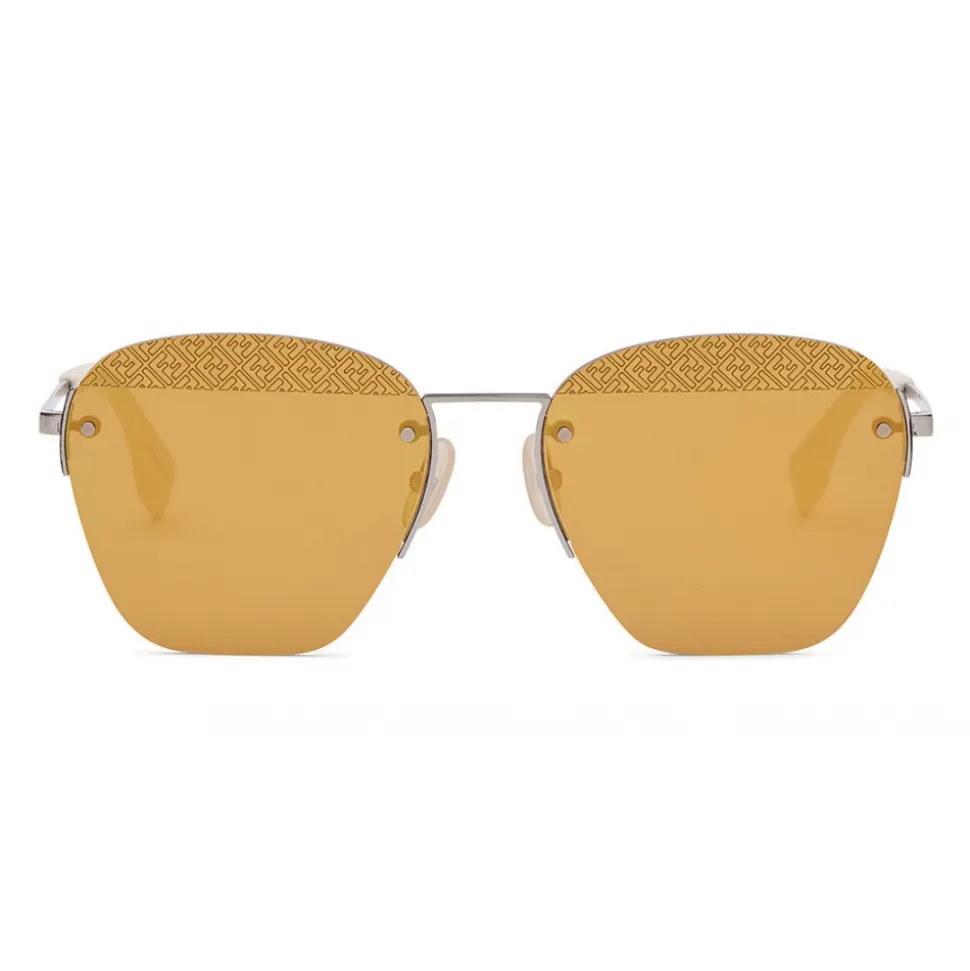 Fendi - FF- Rimless Sunglasses - Ruthenium - Sunglasses - Fendi Eyewear - Avvenice