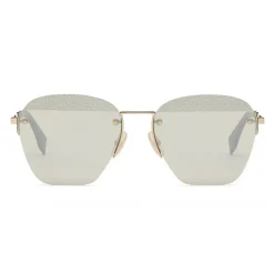 Fendi - FF- Rimless Sunglasses - Gold - Sunglasses - Fendi Eyewear - Avvenice