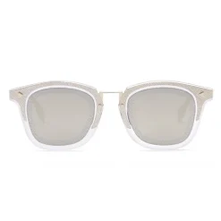 Fendi - FF- Square Sunglasses - Transparent Gold - Sunglasses - Fendi Eyewear - Avvenice