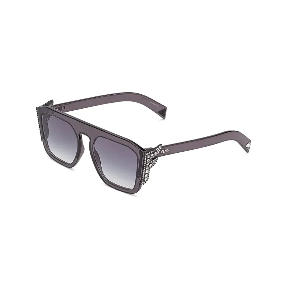 Fendi - Ffreedom - Square Sunglasses - Gray - Sunglasses - Fendi Eyewear - Avvenice