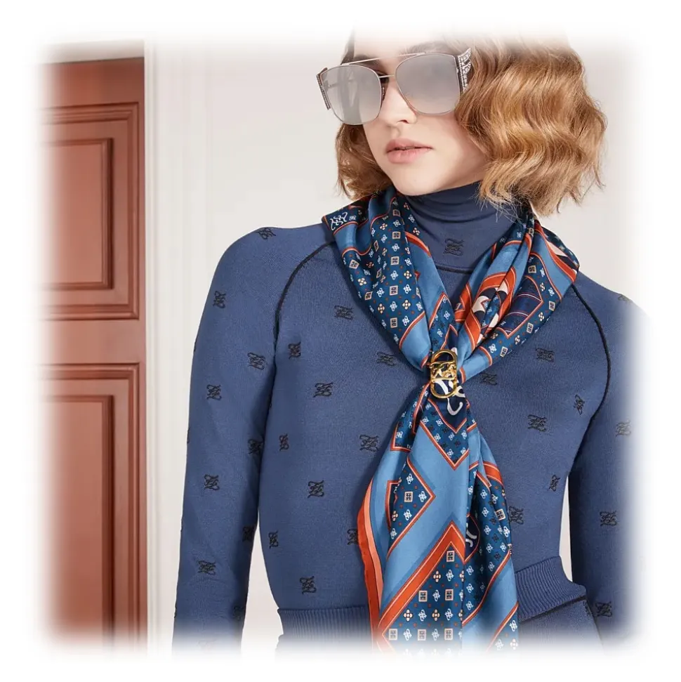 Fendi - Ffreedom - Square Sunglasses - Silver - Sunglasses - Fendi Eyewear - Avvenice